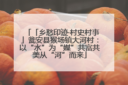 「乡愁印迹·村史村事」瓮安县猴场镇大河村：以“水”为“媒”共富共美从“河”而来