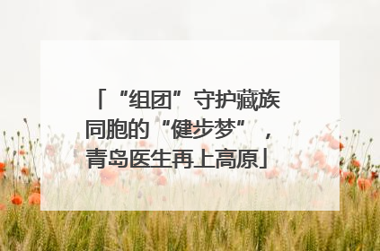 “组团”守护藏族同胞的“健步梦”，青岛医生再上高原