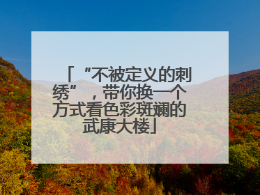 “不被定义的刺绣”，带你换一个方式看色彩斑斓的武康大楼