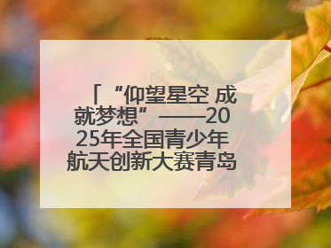 “仰望星空 成就梦想”——2025年全国青少年航天创新大赛青岛选拔赛成功举办