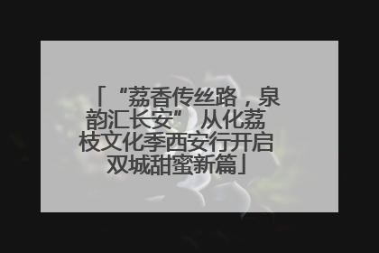 “荔香传丝路，泉韵汇长安” 从化荔枝文化季西安行开启双城甜蜜新篇