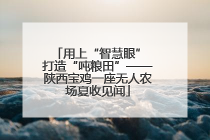 用上“智慧眼” 打造“吨粮田”——陕西宝鸡一座无人农场夏收见闻