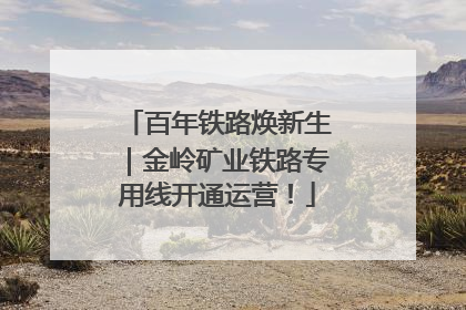 百年铁路焕新生｜金岭矿业铁路专用线开通运营！