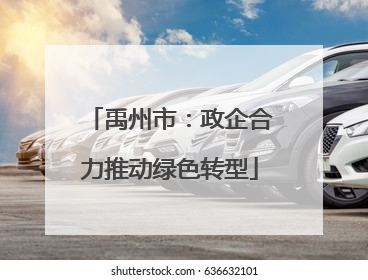 禹州市：政企合力推动绿色转型