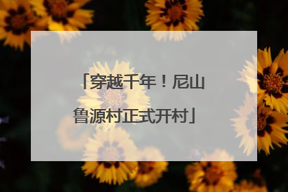 穿越千年！尼山鲁源村正式开村