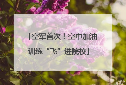 空军首次！空中加油训练“飞”进院校