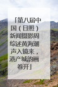 第八届中国（日照）新闻摄影周综述黄海潮声入镜来，港产城韵画卷开