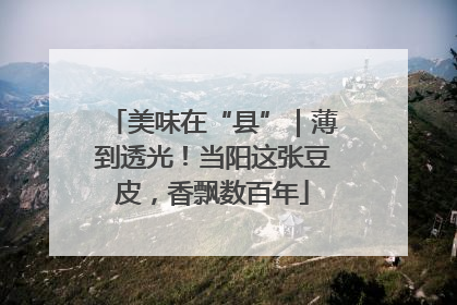 美味在“县”｜薄到透光！当阳这张豆皮，香飘数百年