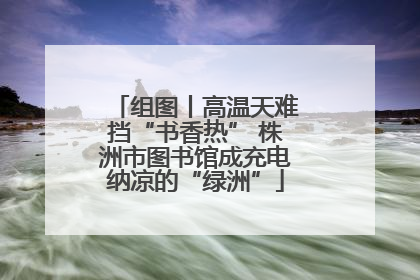 组图丨高温天难挡“书香热” 株洲市图书馆成充电纳凉的“绿洲”