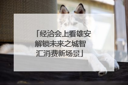 经洽会上看雄安 解锁未来之城智汇消费新场景