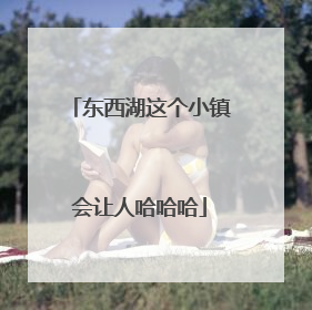 东西湖这个小镇会让人哈哈哈