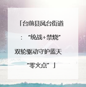 台前县凤台街道：“统战+禁烧”双轮驱动守护蓝天 “零火点”