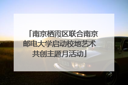 南京栖霞区联合南京邮电大学启动校地艺术共创主题月活动