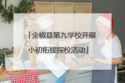 全椒县第九学校开展小初衔接探校活动
