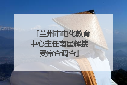 兰州市电化教育中心主任南星辉接受审查调查