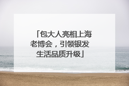 包大人亮相上海老博会，引领银发生活品质升级