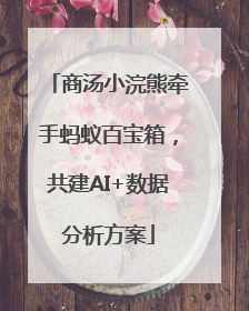 商汤小浣熊牵手蚂蚁百宝箱，共建AI+数据分析方案