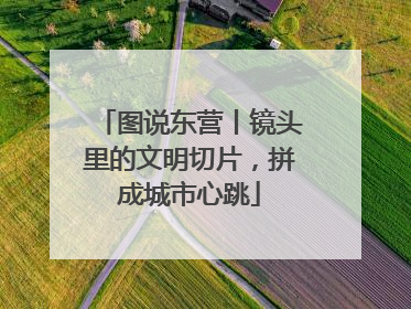 图说东营丨镜头里的文明切片，拼成城市心跳