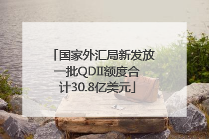 国家外汇局新发放一批QDII额度合计30.8亿美元