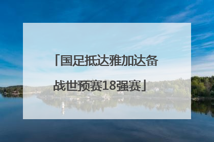 国足抵达雅加达备战世预赛18强赛