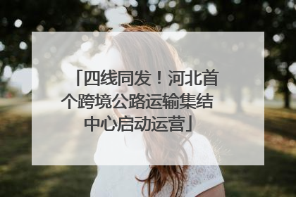 四线同发！河北首个跨境公路运输集结中心启动运营