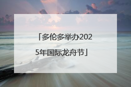 多伦多举办2025年国际龙舟节