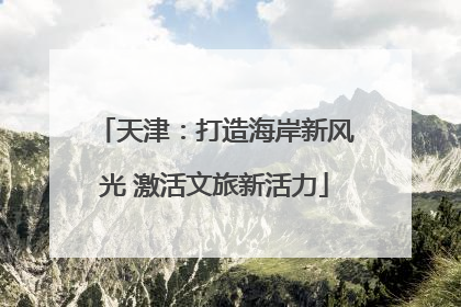 天津：打造海岸新风光 激活文旅新活力