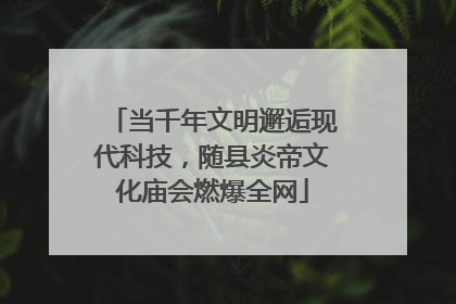 当千年文明邂逅现代科技，随县炎帝文化庙会燃爆全网