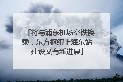 将与浦东机场空铁换乘，东方枢纽上海东站建设又有新进展