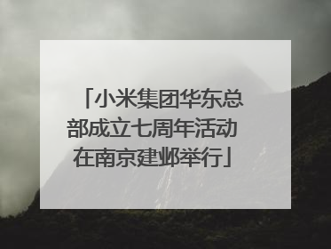 小米集团华东总部成立七周年活动在南京建邺举行
