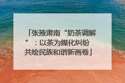 张掖肃南“奶茶调解”：以茶为媒化纠纷 共绘民族和谐新画卷