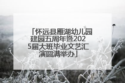 怀远县雁湖幼儿园建园五周年暨2025届大班毕业文艺汇演圆满举办