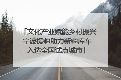 文化产业赋能乡村振兴 宁波援疆助力新疆库车入选全国试点城市
