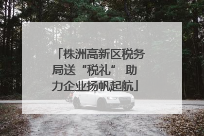 株洲高新区税务局送“税礼” 助力企业扬帆起航