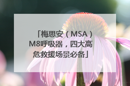 梅思安（MSA）M8呼吸器，四大高危救援场景必备
