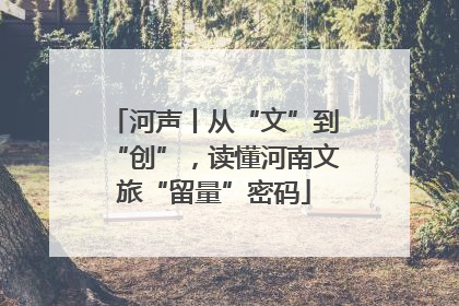 河声丨从“文”到“创”，读懂河南文旅“留量”密码