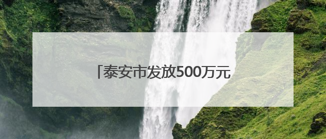 泰安市发放500万元数据要素券，企业数字化转型最高享5万元补贴