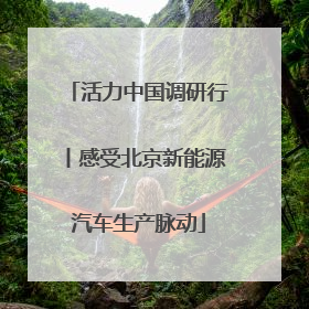 活力中国调研行丨感受北京新能源汽车生产脉动