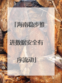 海南稳步推进数据安全有序流动