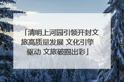 清明上河园引领开封文旅高质量发展 文化引擎驱动 文旅破圈出彩