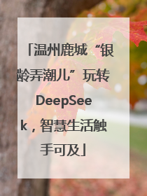 温州鹿城“银龄弄潮儿”玩转DeepSeek，智慧生活触手可及