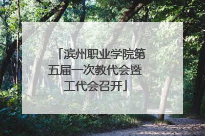 滨州职业学院第五届一次教代会暨工代会召开