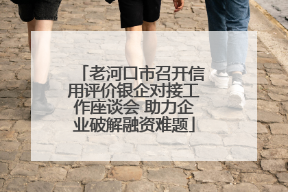 老河口市召开信用评价银企对接工作座谈会 助力企业破解融资难题