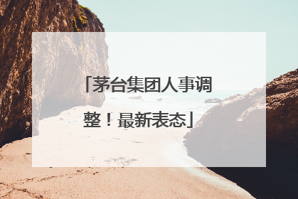 茅台集团人事调整！最新表态