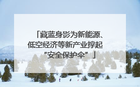 藏蓝身影为新能源、低空经济等新产业撑起“安全保护伞”