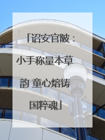 诏安官陂：小手称量本草韵 童心熔铸国粹魂