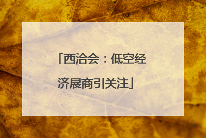 西洽会：低空经济展商引关注