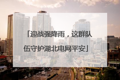 迎战强降雨，这群队伍守护湖北电网平安
