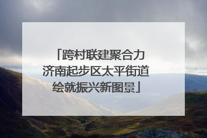 跨村联建聚合力 济南起步区太平街道绘就振兴新图景
