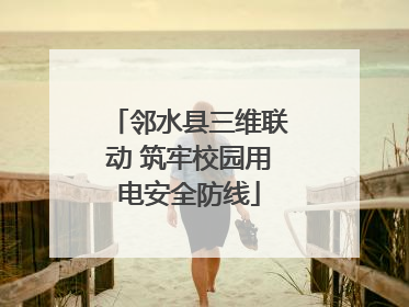 邻水县三维联动 筑牢校园用电安全防线